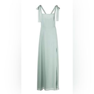Reformation westerly prom dress in celadon green, size 12